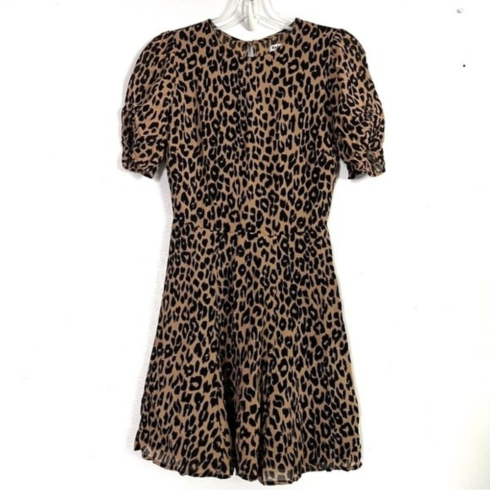 Reformation Gracie Leopard Print Mini Dress - 0